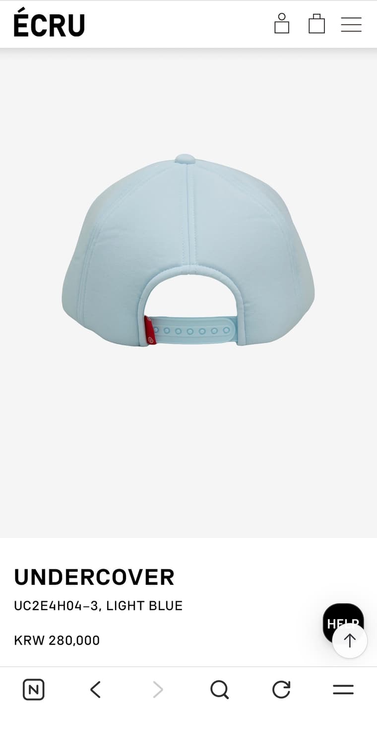 언더커버 폴리에스터 캡 상품이미지6