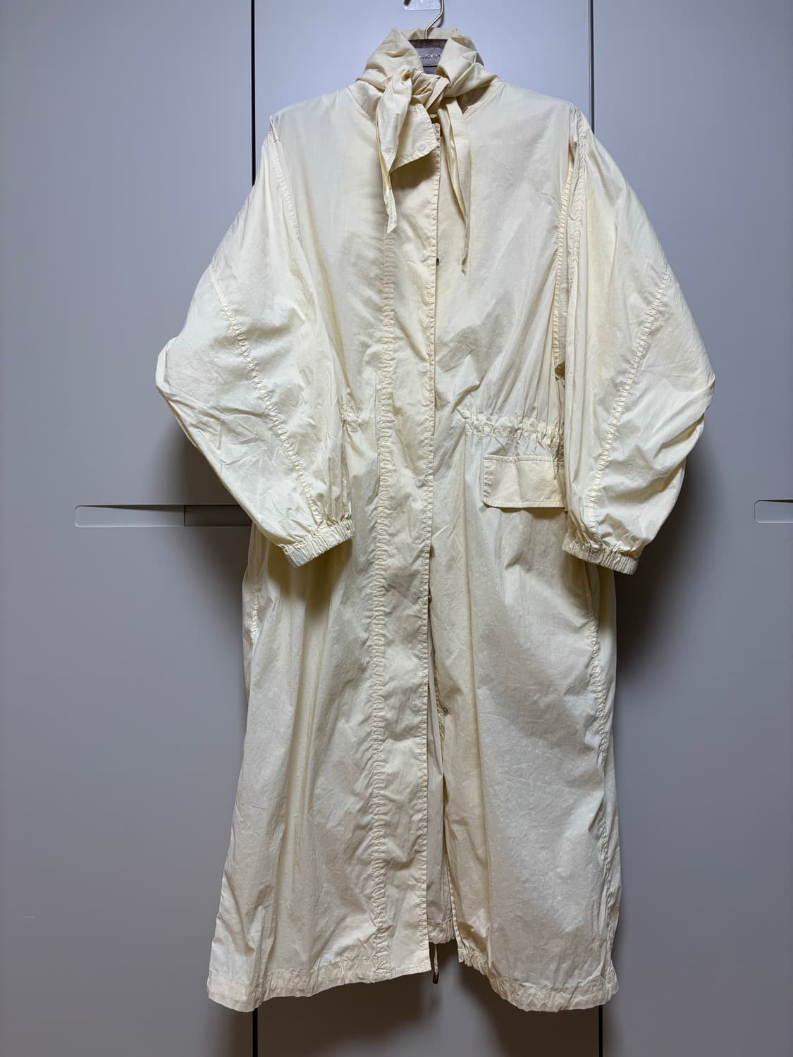 타임 아이보리색 바람막이 점퍼 상품이미지1