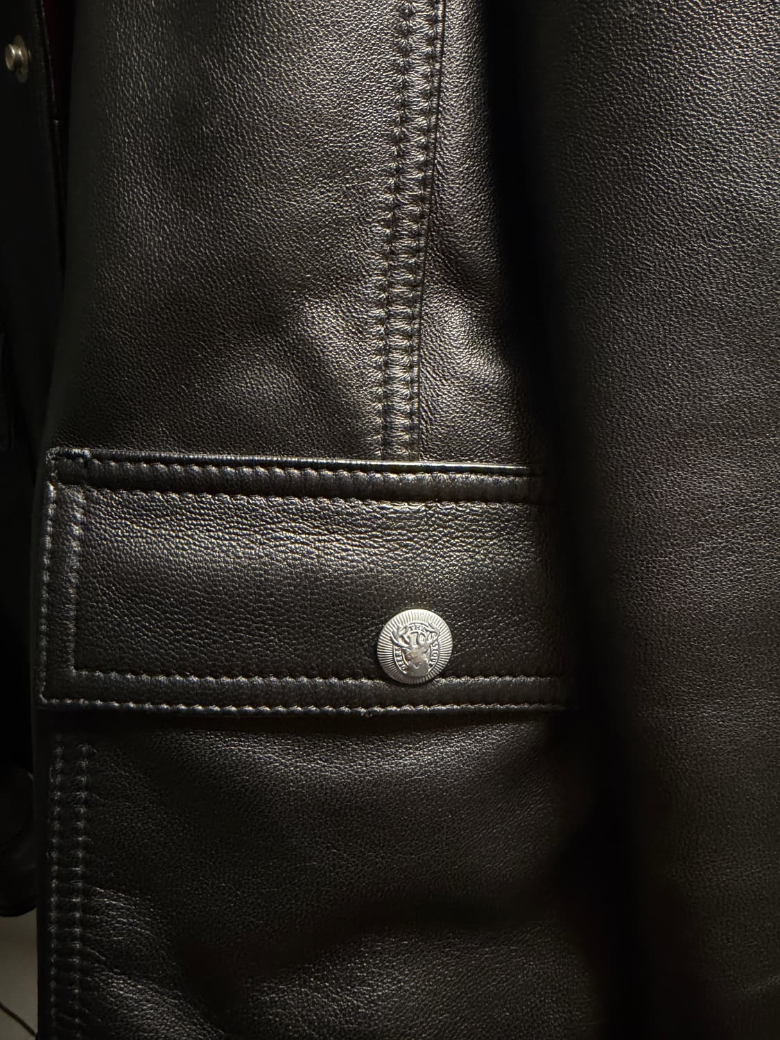 누드본즈 트러커 가죽자켓 XL 상품이미지3