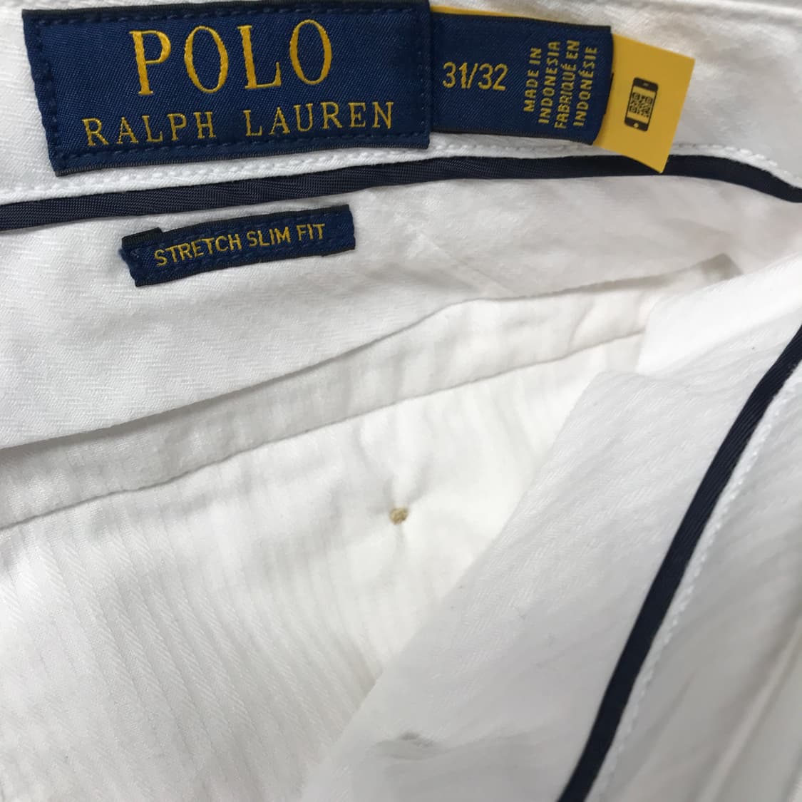폴로 랄프로렌 QR 치노 팬츠 화이트 31/32 상품이미지5