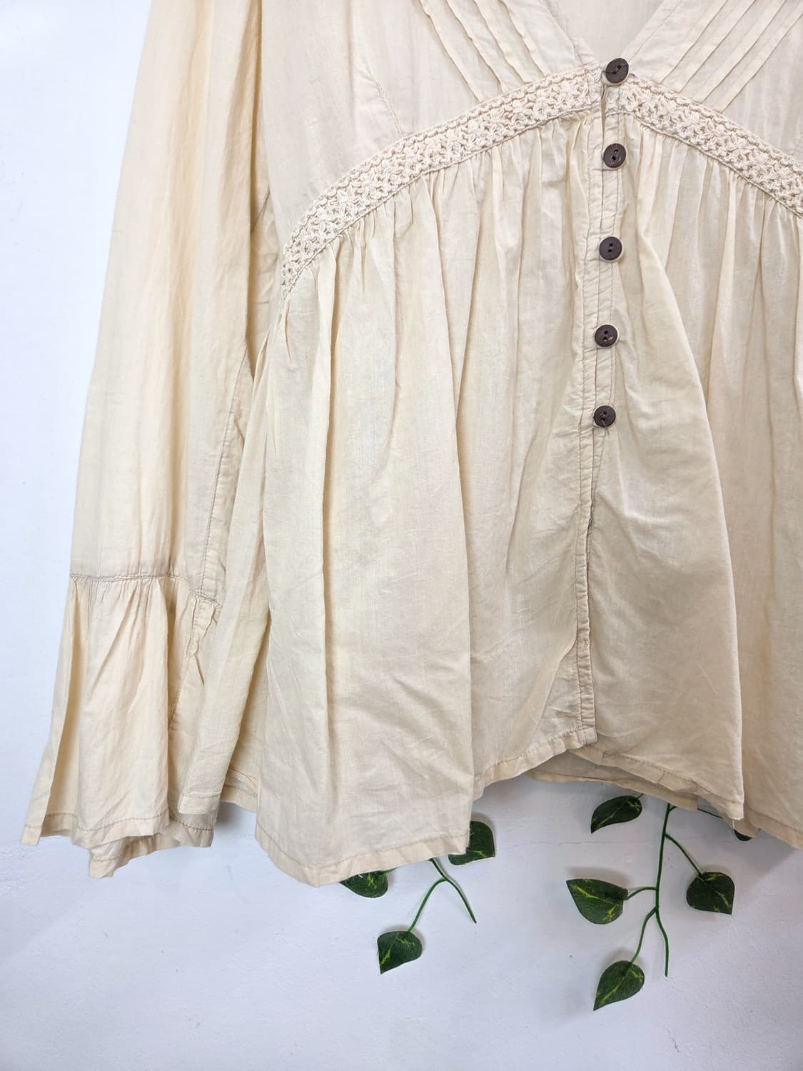 여리핏 버튼업 블라우스 상품이미지3