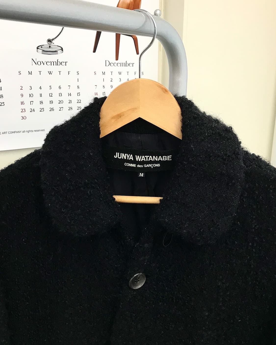 준야와타나베 울 부클 코트 상품이미지2