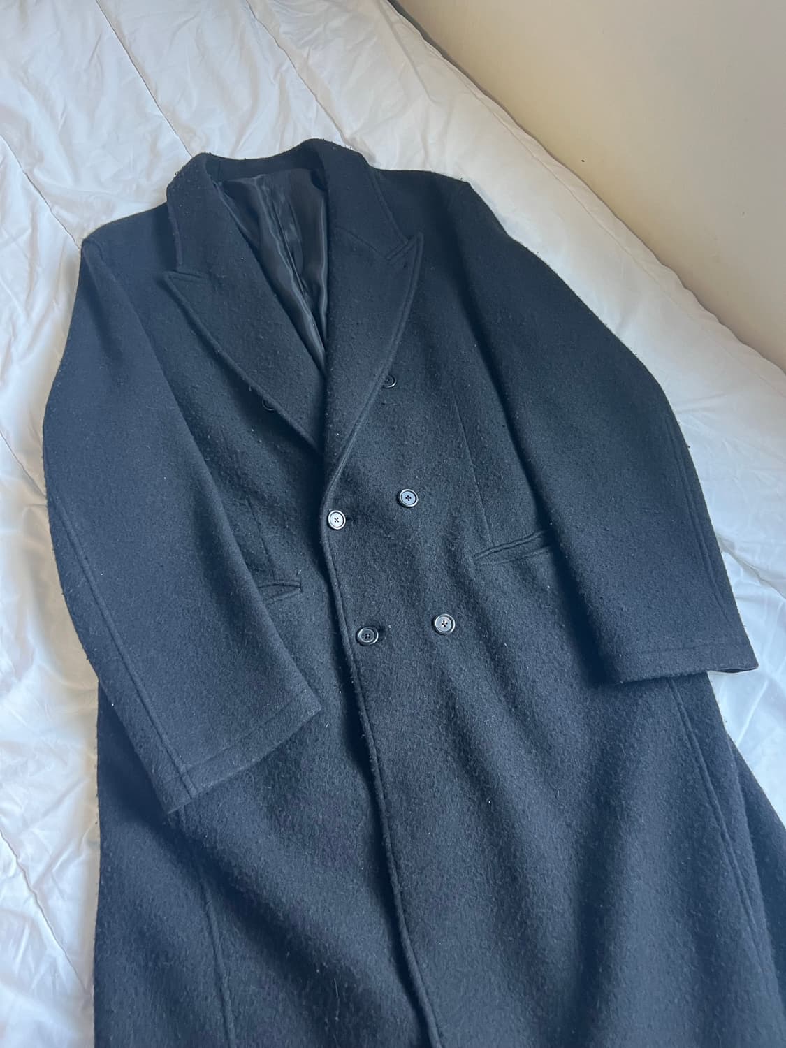 유스 보일드 울 더블 코트 L 상품이미지5