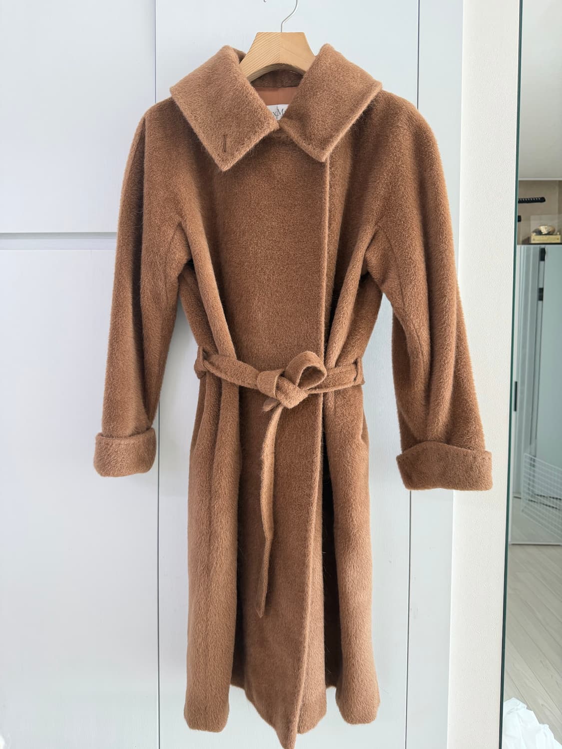 막스마라 알파카 롱코트 42 상품이미지1