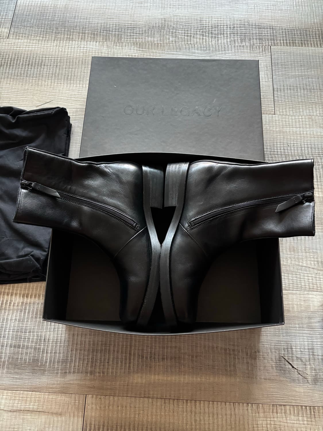 [40] 아워레가시 카미온 부츠 블랙 상품이미지3