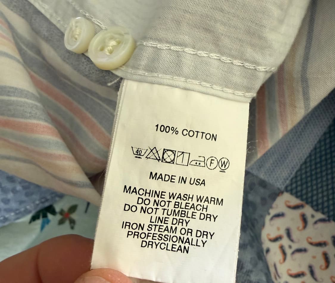 Engineered Garments 패치워크 반팔 셔츠 M (Made i 상품이미지8