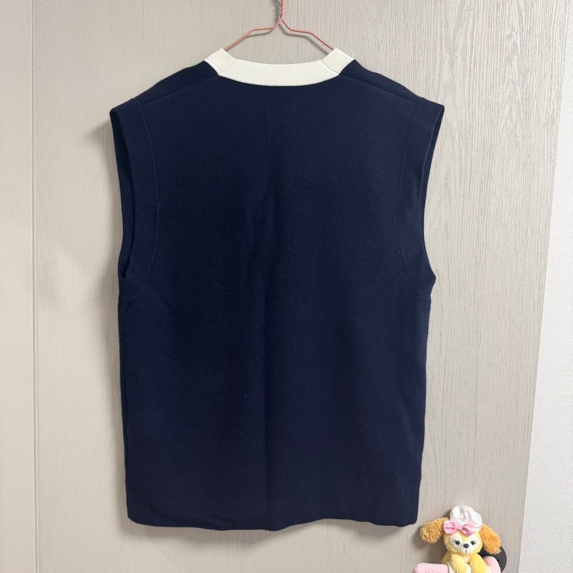 산드로 클래식 골드버튼 니트 베스트 상품이미지2