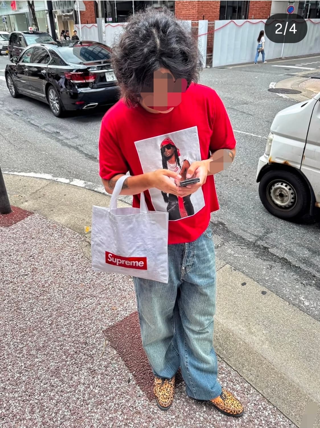 슈프림 플레이보이 카티 티셔츠 (m) 상품이미지1