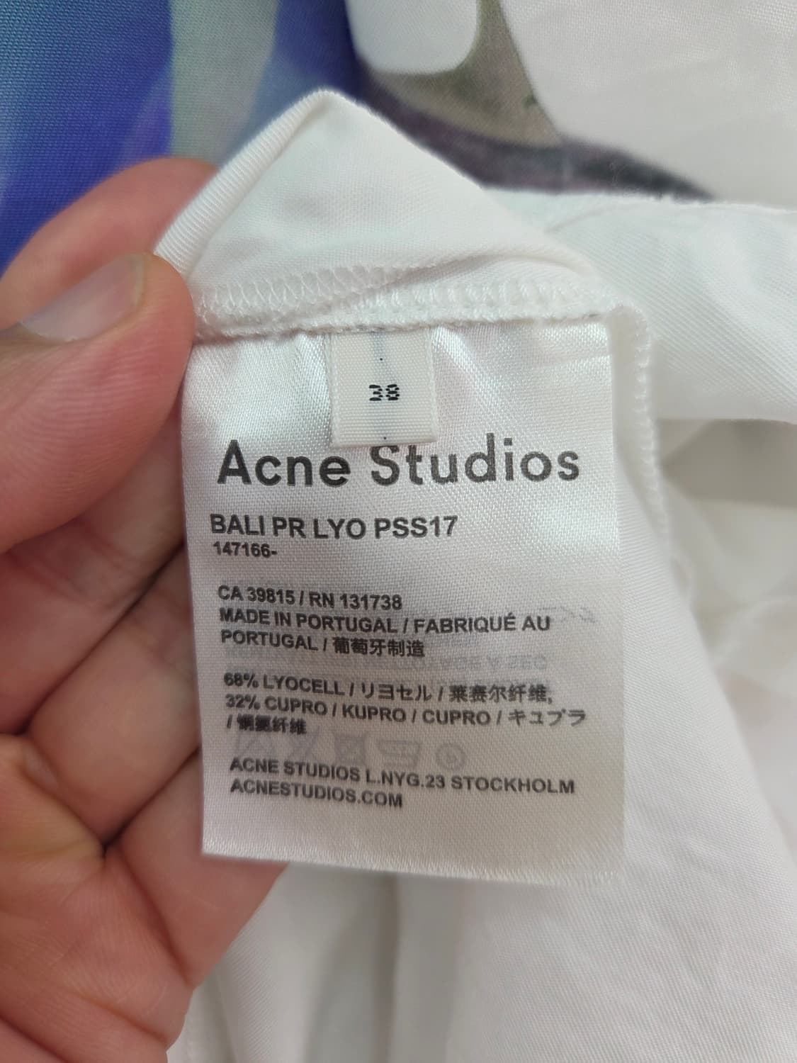 38 아크네스튜디오 플라워 프린팅 튜닉 블라우스 상품이미지7