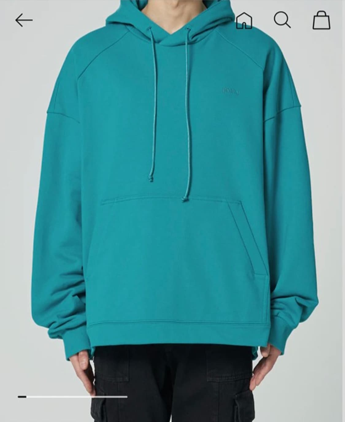 준지 애플그린 디테쳐블 캡 후드 상품이미지2