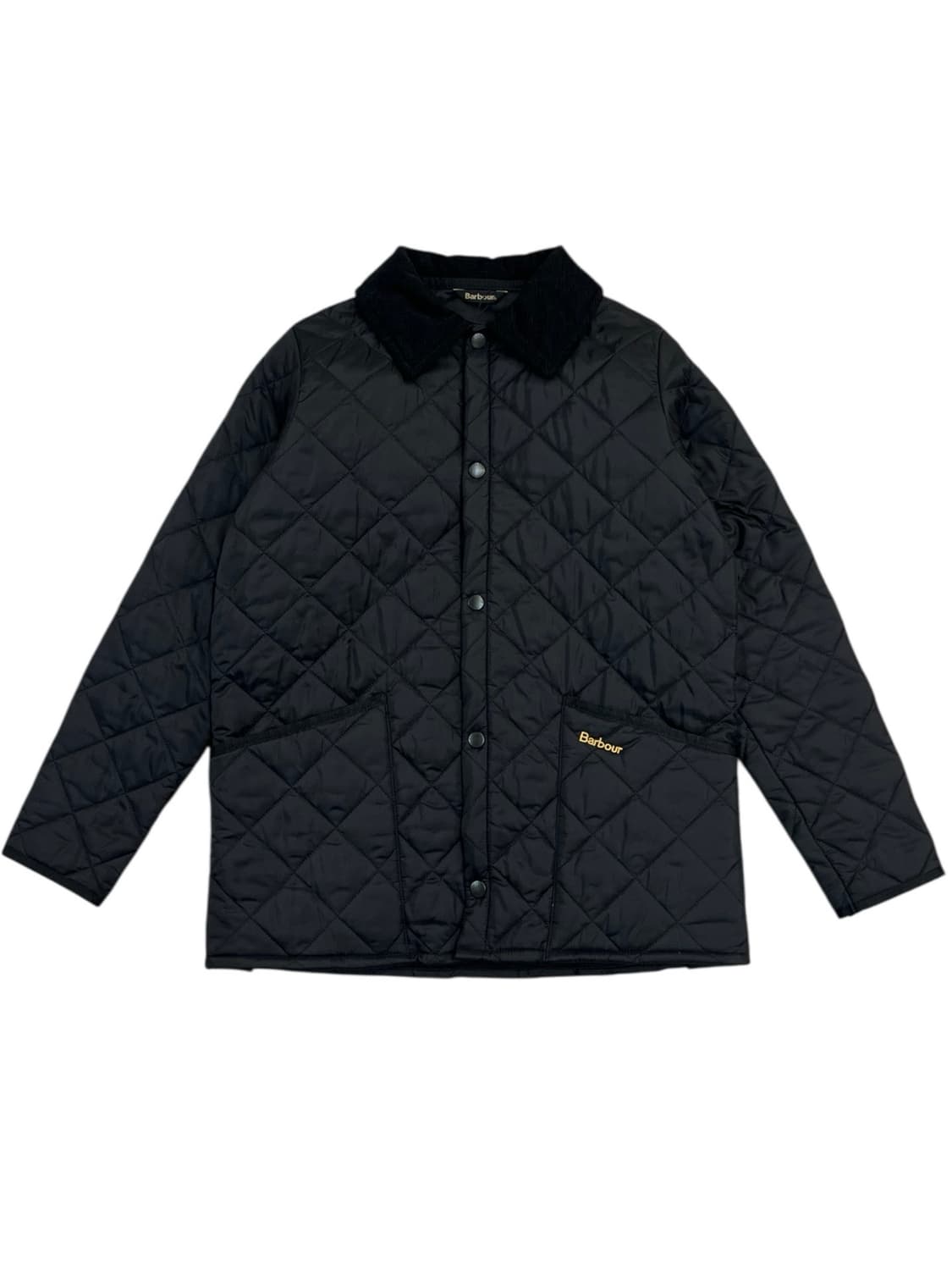 바버 카라 퀄팅 자켓 블랙 키즈 L #csz2163 상품이미지3