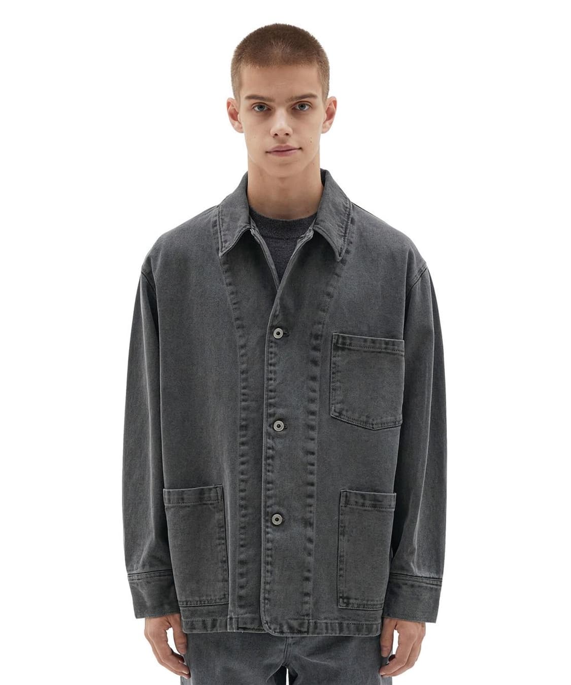 브라운야드 프렌치 워크 자켓, 그레이 (4/M, 새상품) 상품이미지1