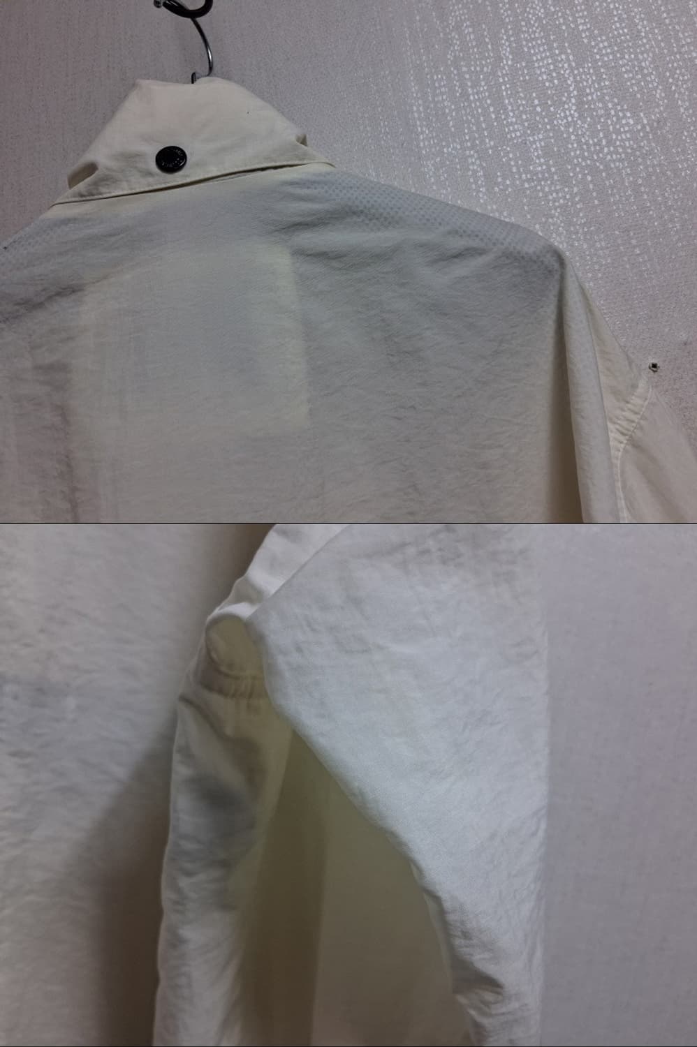 일본빈티지 Vlentino COUPEAU 남여  오버핏 아이보리바람막이점 상품이미지7