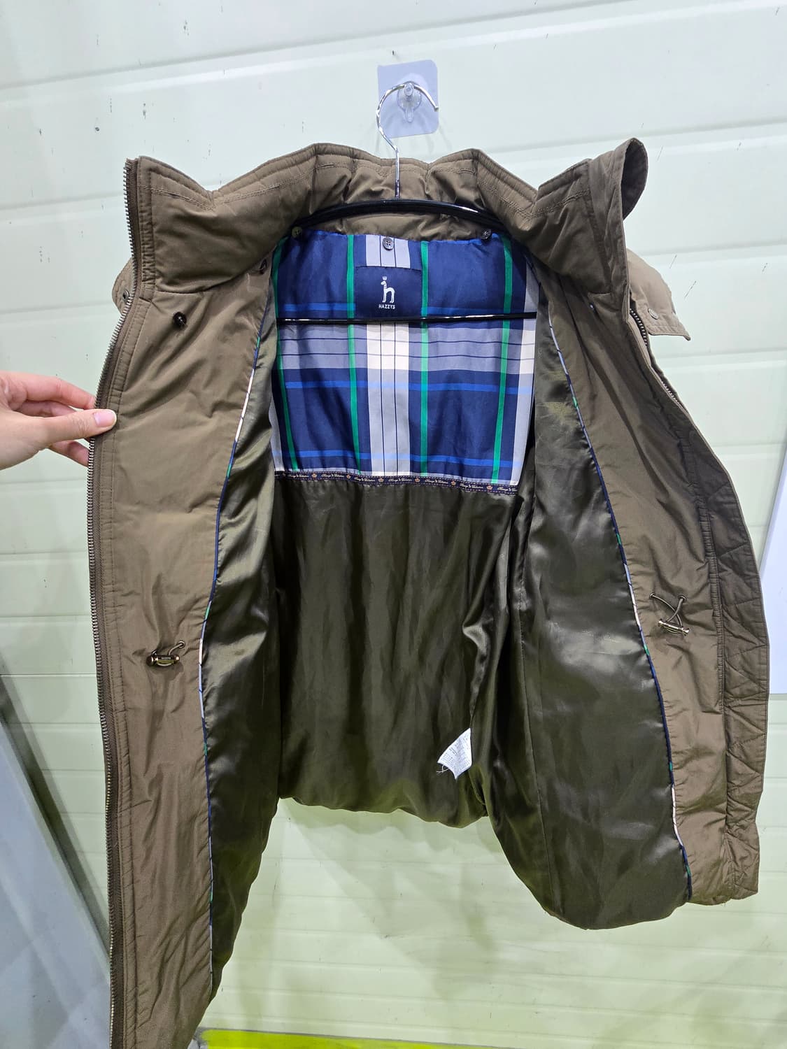 헤지스 브라운 롱패딩 점퍼 상품이미지5