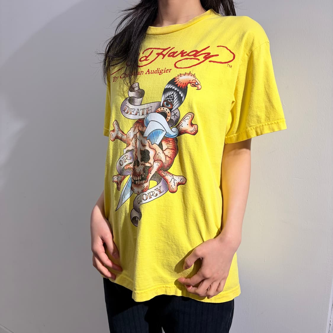 Ed Hardy 에드 하디 해골 스컬 반팔 티셔츠 상품이미지1