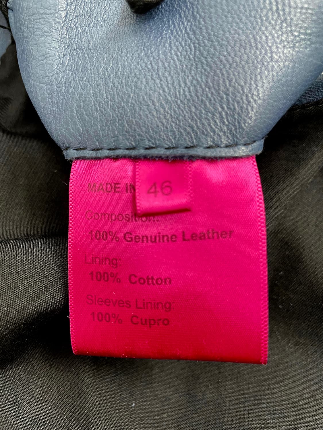 뮤즈룸[MUSEROOM] 램스킨 더블 라이더 레더 자켓 상품이미지5