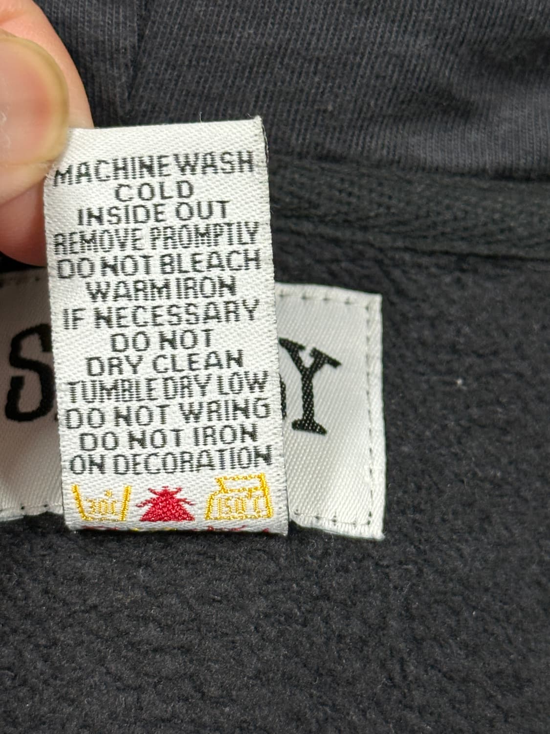 스투시 구형 후드집업 XL 상품이미지9