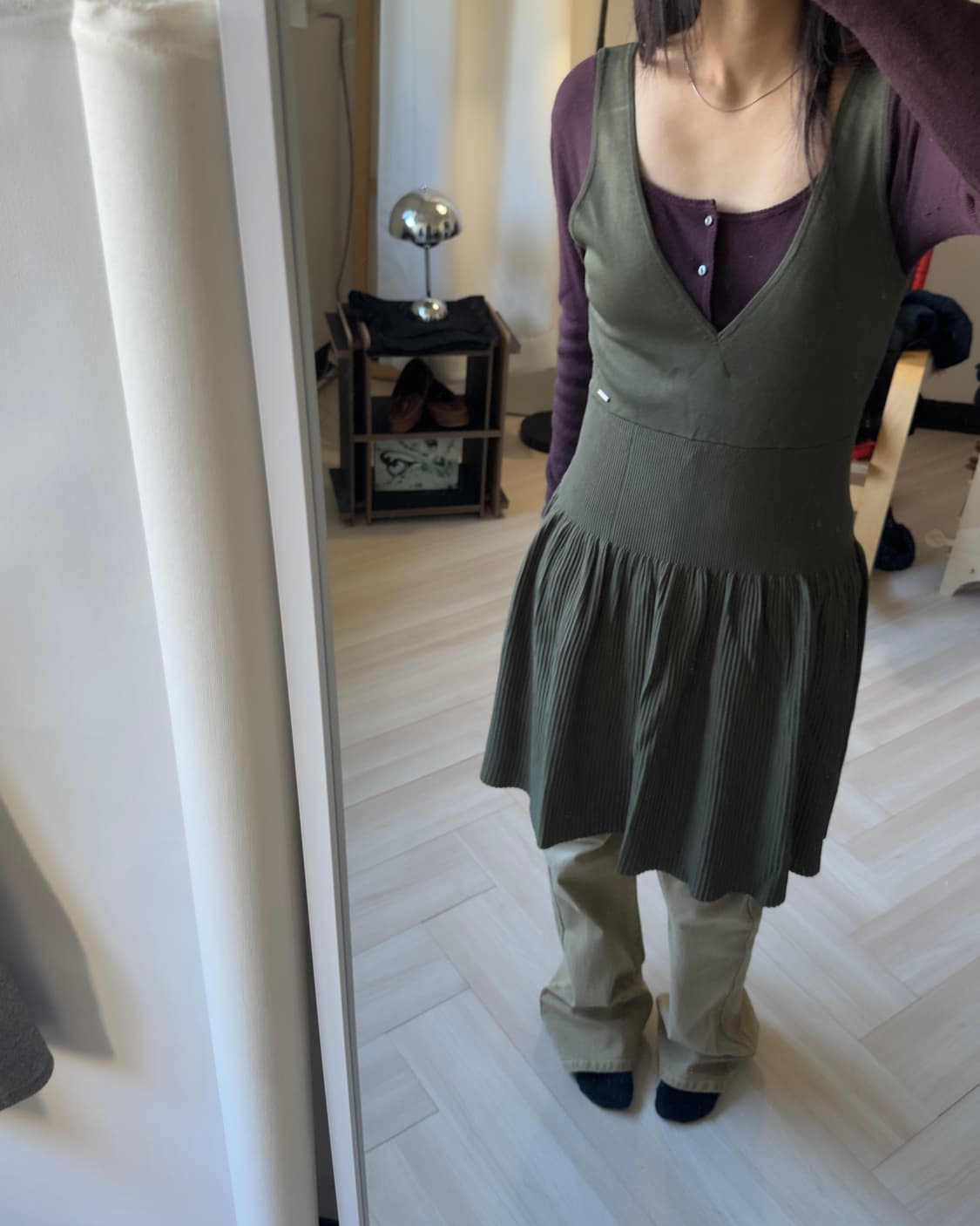 [DIESEL] Logo Tag Knit Onepiece 상품이미지4