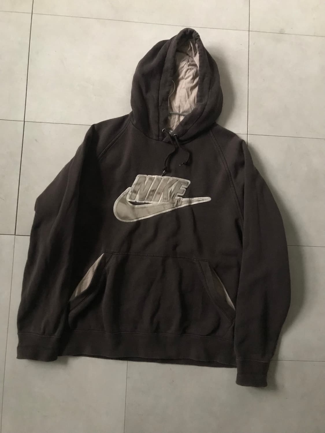 나이키 00s 브라운 빅로고 후드티 상품이미지7