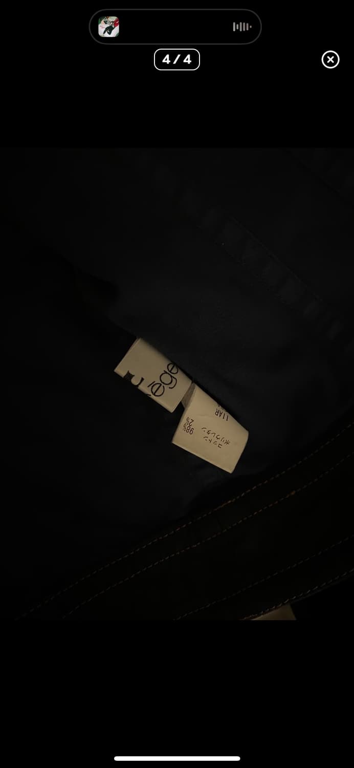 꾸레쥬 큐빅 데님 자켓 / 청자켓 courreges 빈티지 트러커자켓 상품이미지4