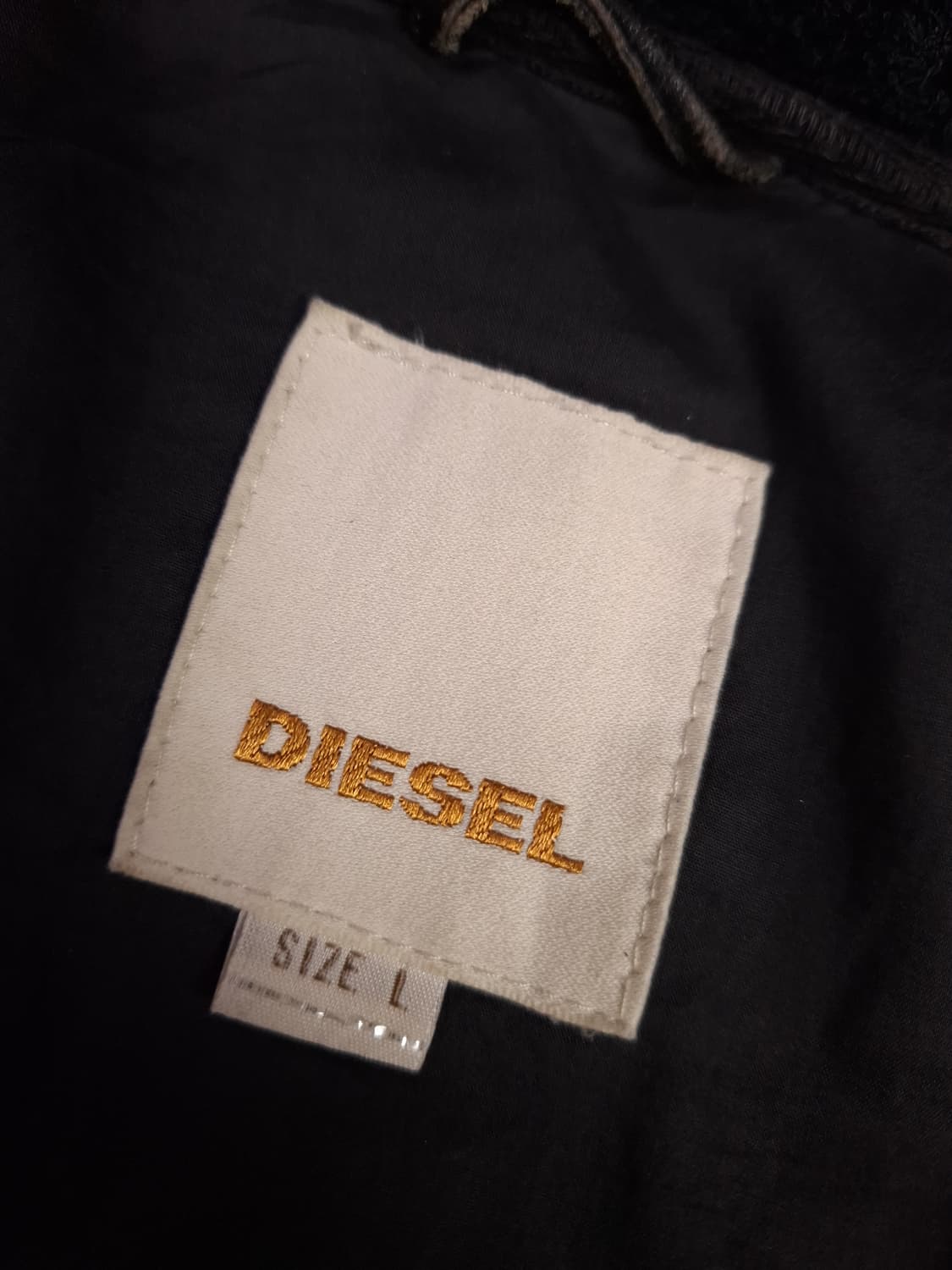 오리지날 디젤 리얼램스킨 트리밍 후드자켓 상품이미지3