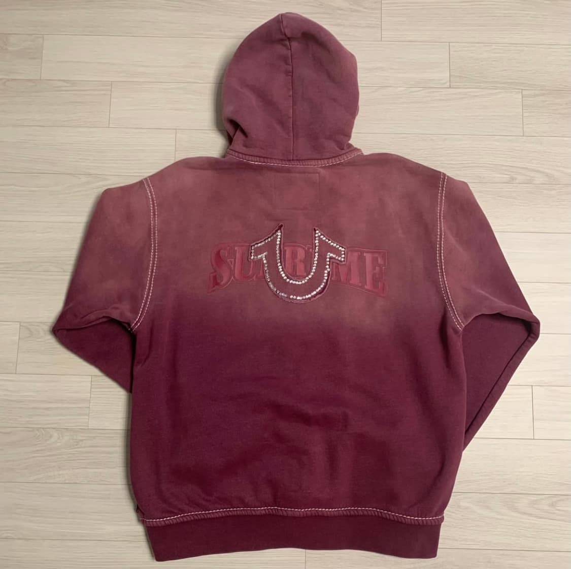 슈프림 X 트루 릴리전 후드집업 상품이미지2