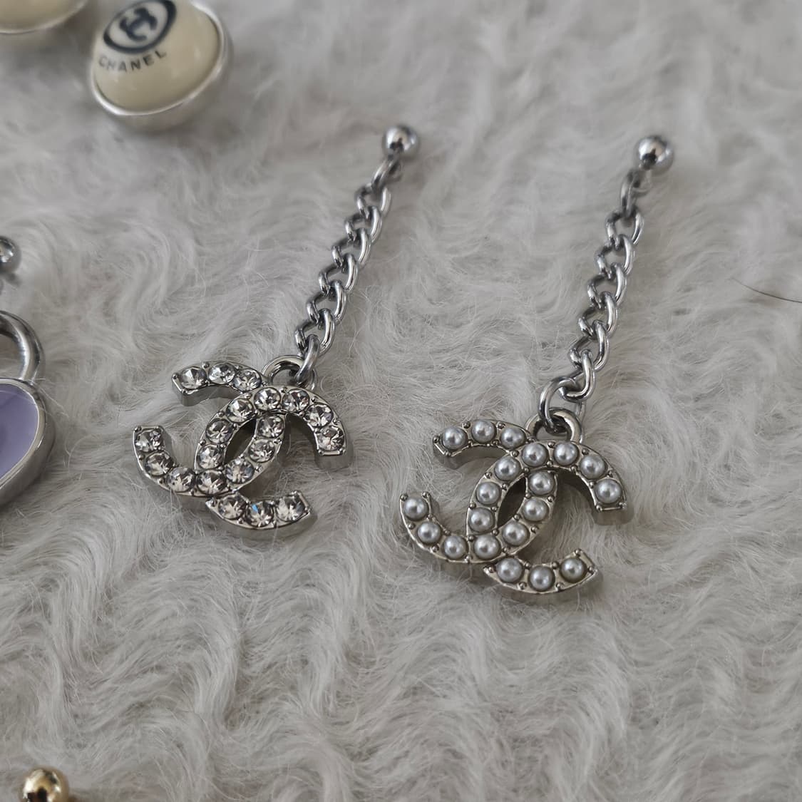 샤넬 디올 정품 빈티지 업사이클링 귀걸이 모음 상품이미지7