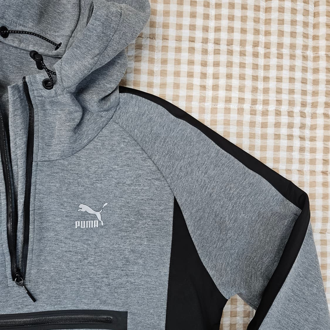 푸마 오버핏 후드티 남자100 상품이미지4