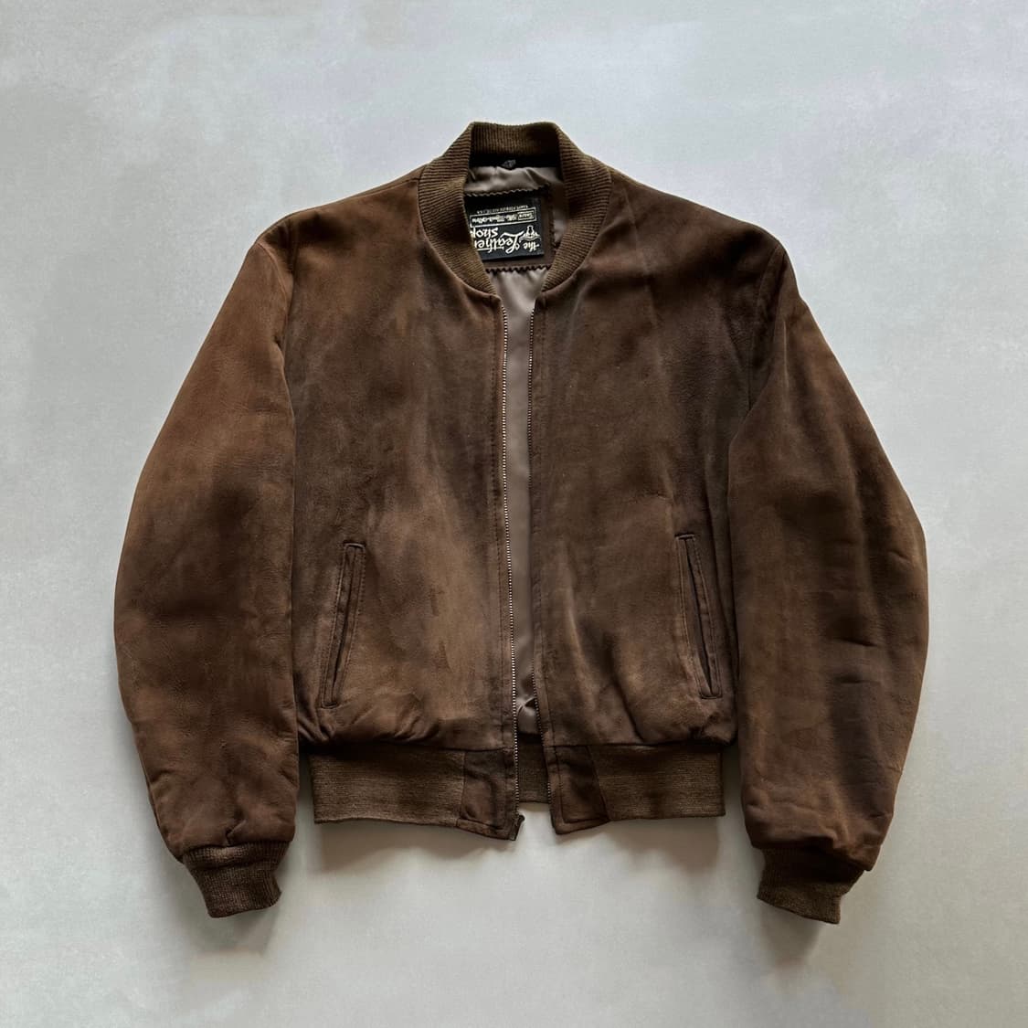 [M]Sears 시어스 70s 스웨이드 봄버 자켓 블루종 상품이미지2