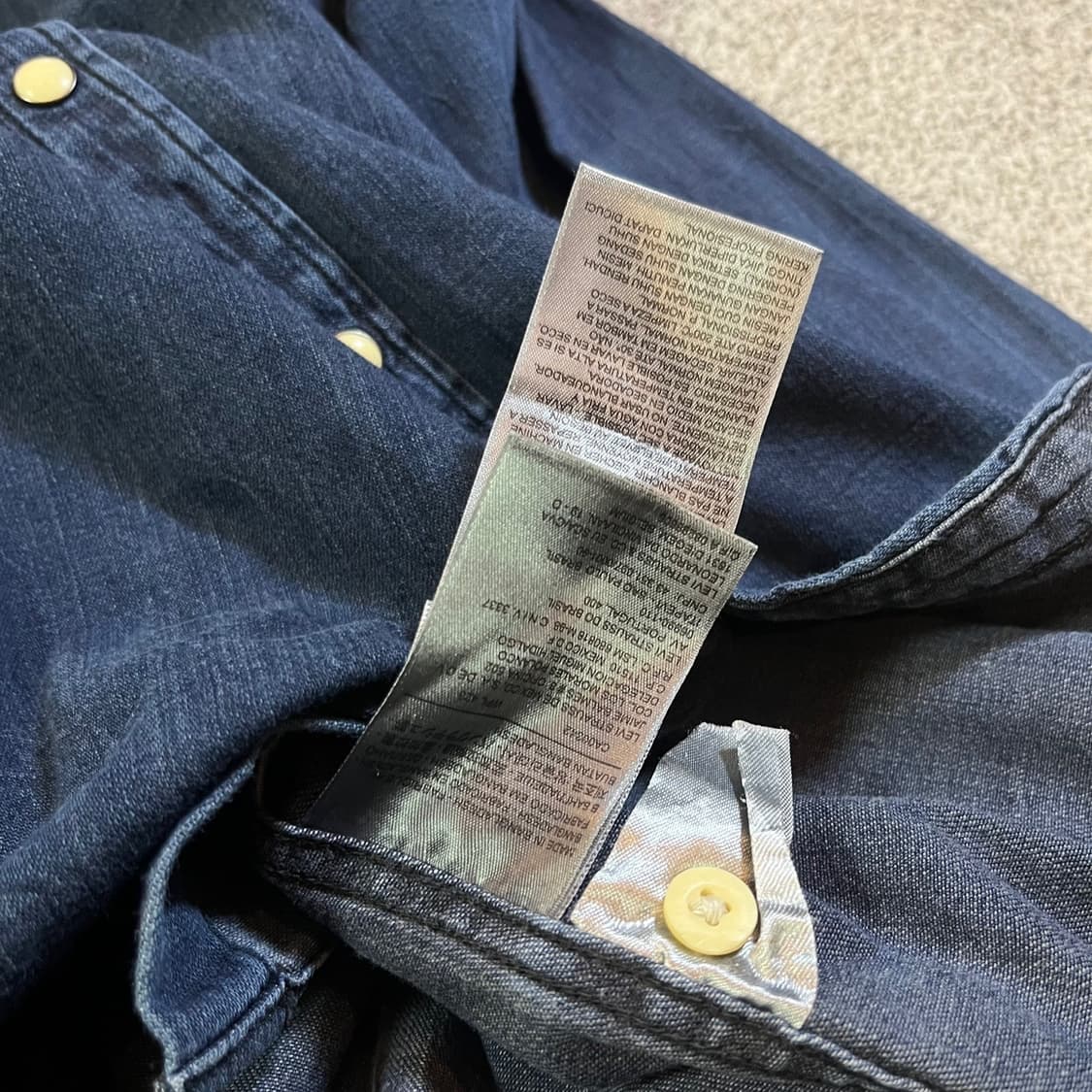 리바이스 웨스턴 데님 셔츠 상품이미지4