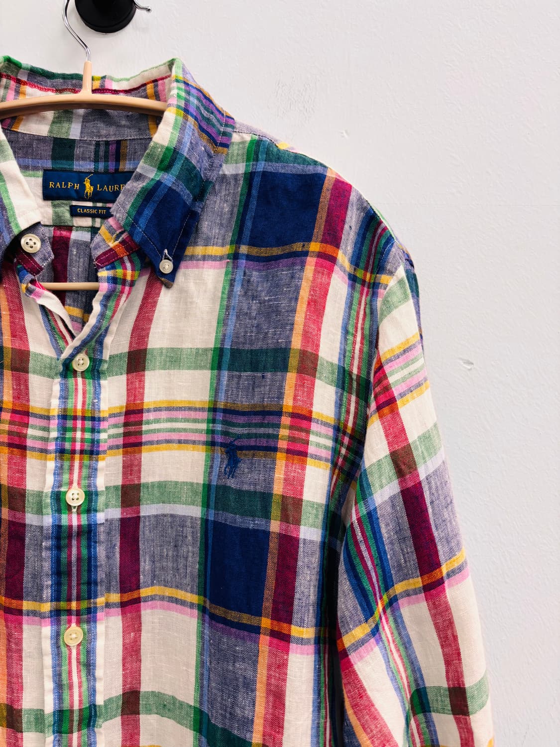 폴로 랄프로렌(Polo Ralph Lauren) 멀티 컬러 린넨 셔츠 상품이미지2