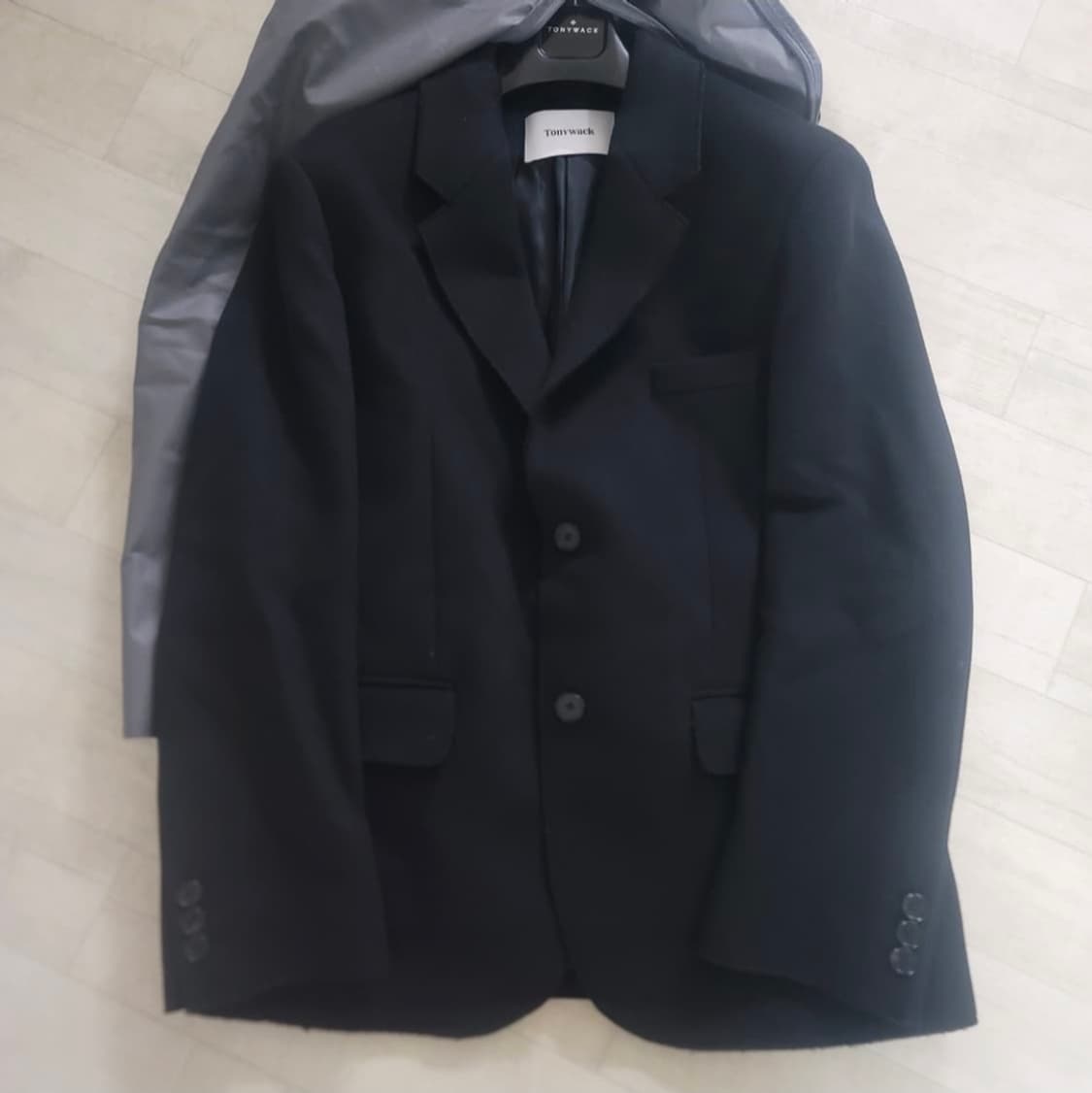 토니웩 아카이브 울 캐시미어 커팅 블레이져 xl 상품이미지2