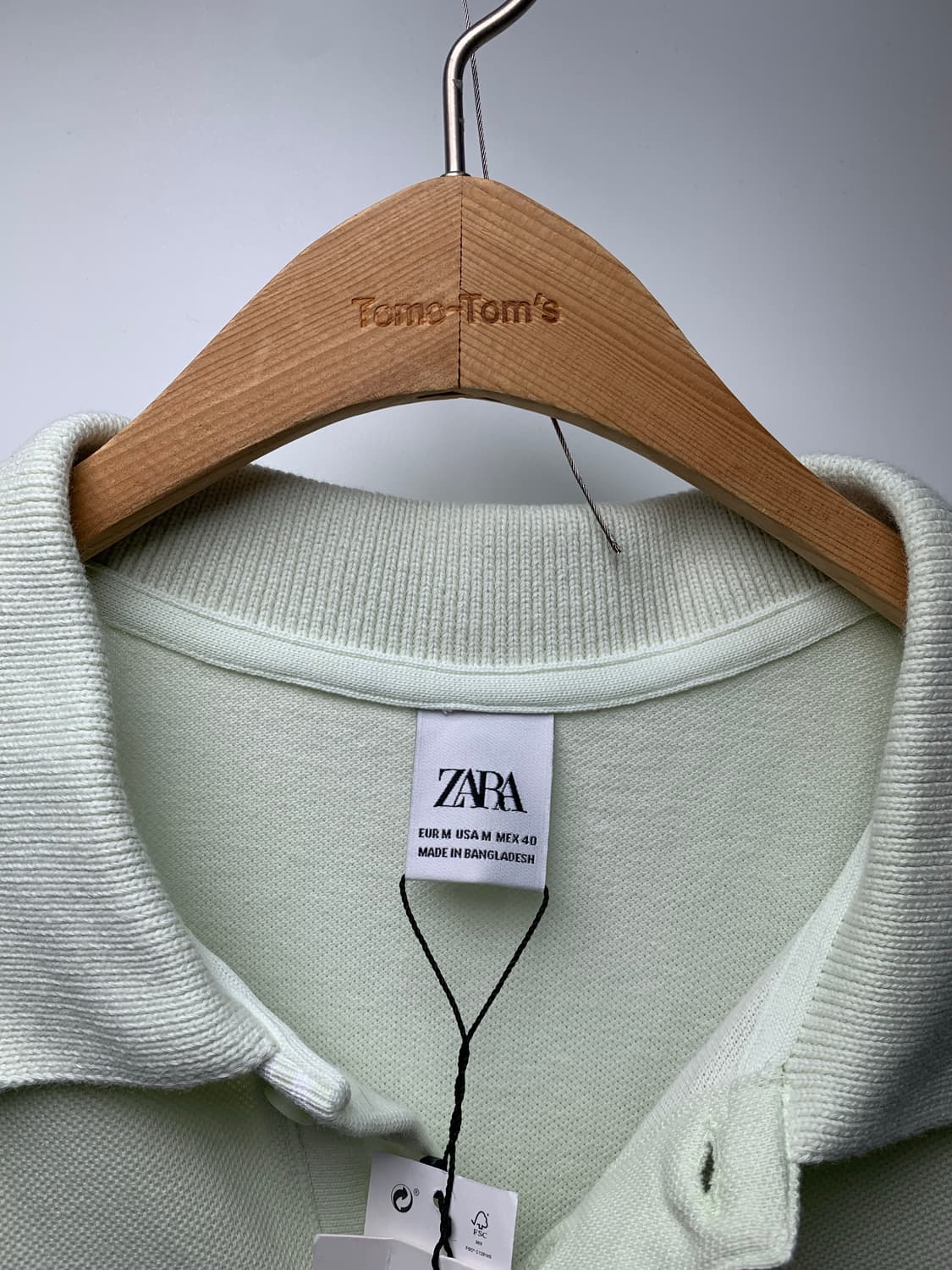 자라 카라 반팔티 새상품 상품이미지4