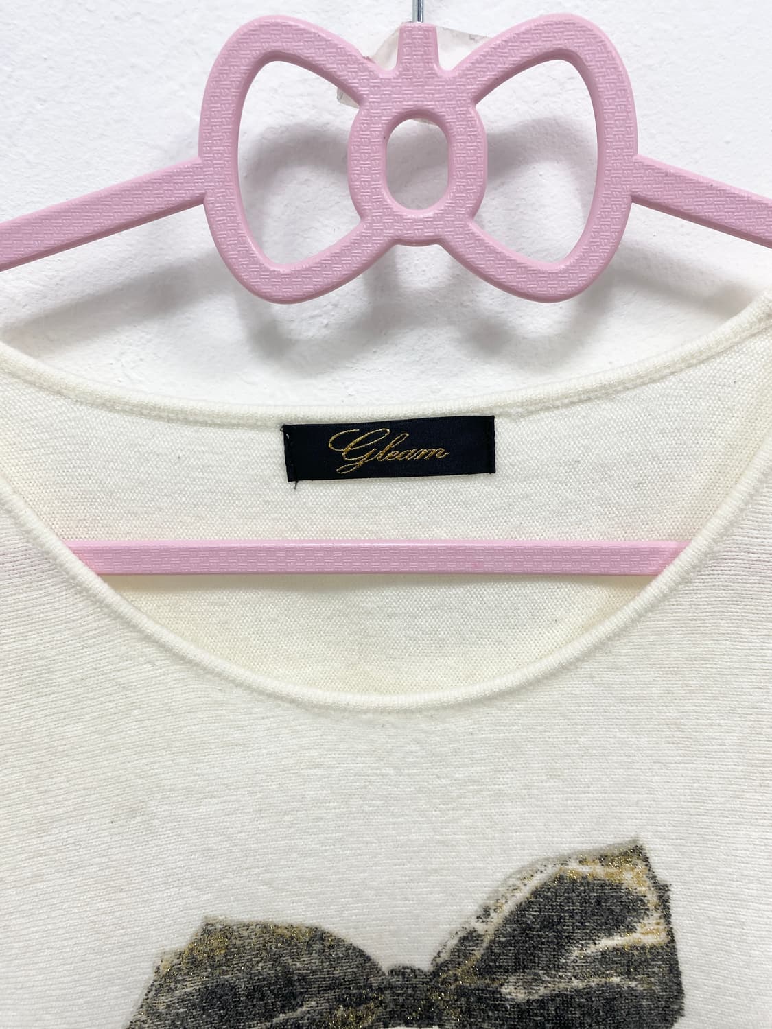 [GLEAM] 갸루 호피 레오파드 리본 롱슬리브 상품이미지9