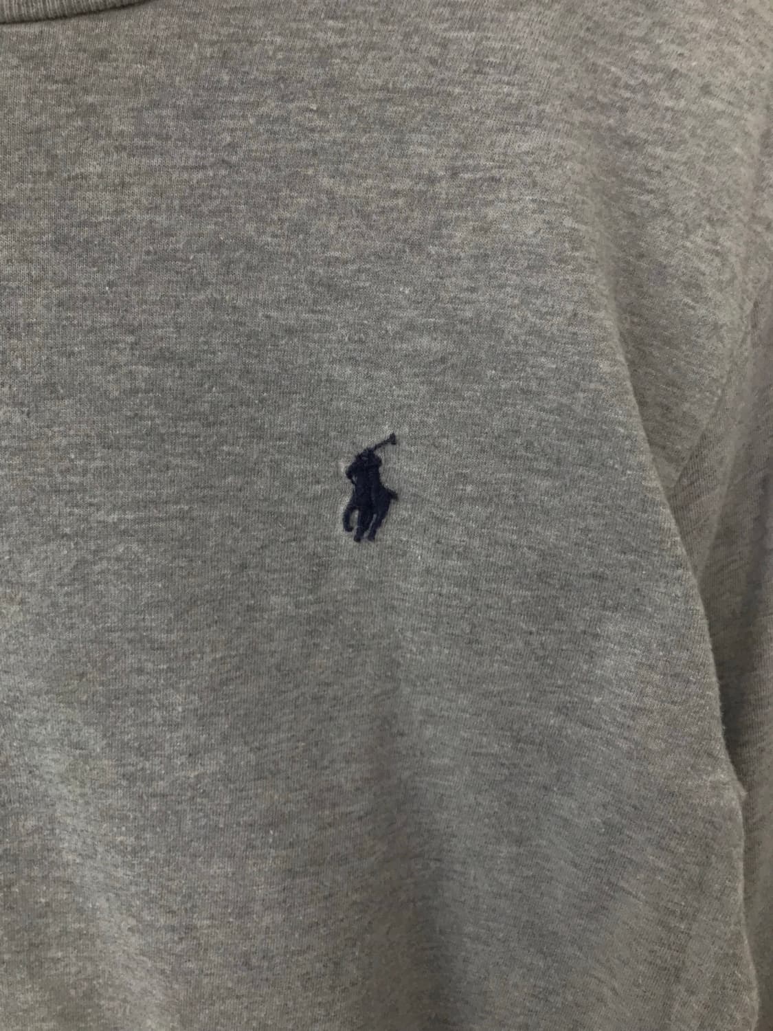 폴로 랄프로렌 그레이 롱슬리브 티셔츠 상품이미지3