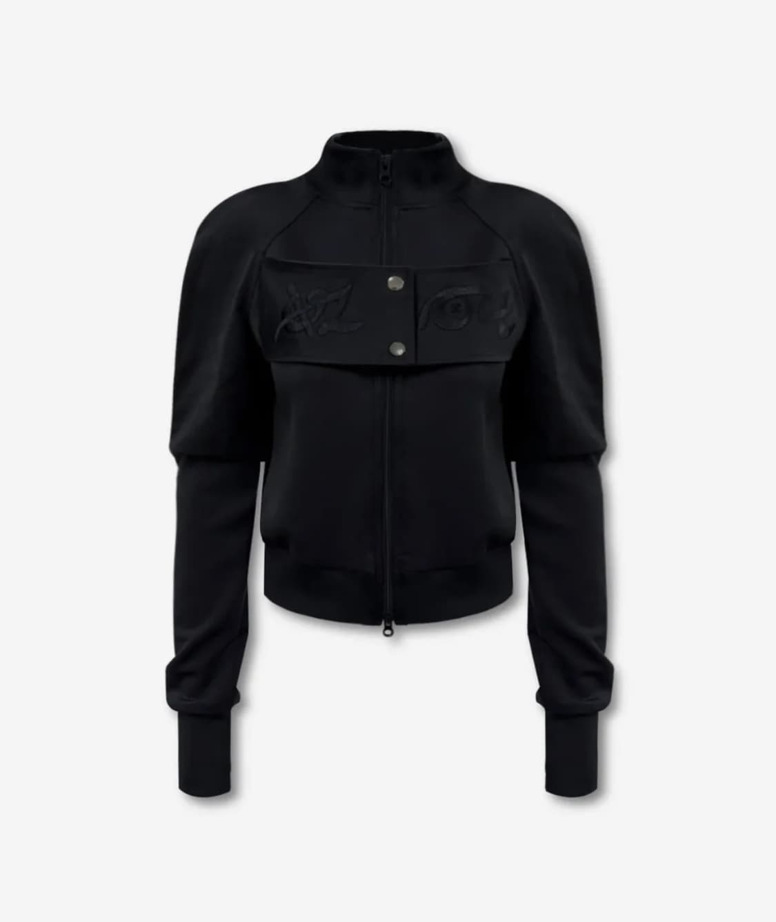 FLAP EMBROIDERY JERSEY ZIP-UP 상품이미지1