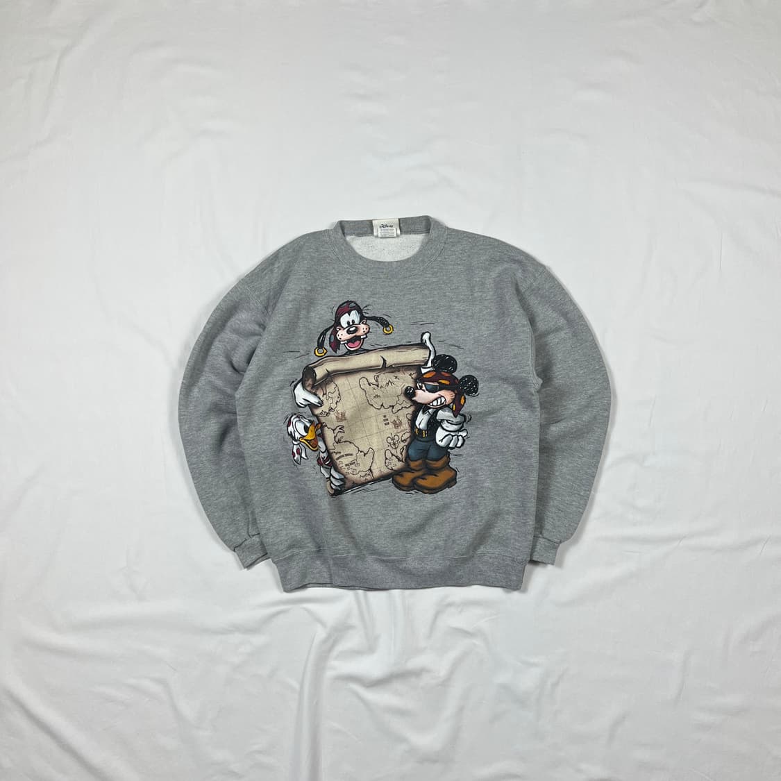 90‘s 디즈니 미키마우스 카툰 프린트 맨투맨 상품이미지1