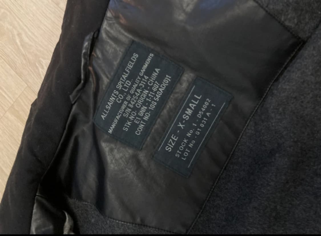 올세인츠 푸퍼 패딩 (팔 탈착가능) 상품이미지9