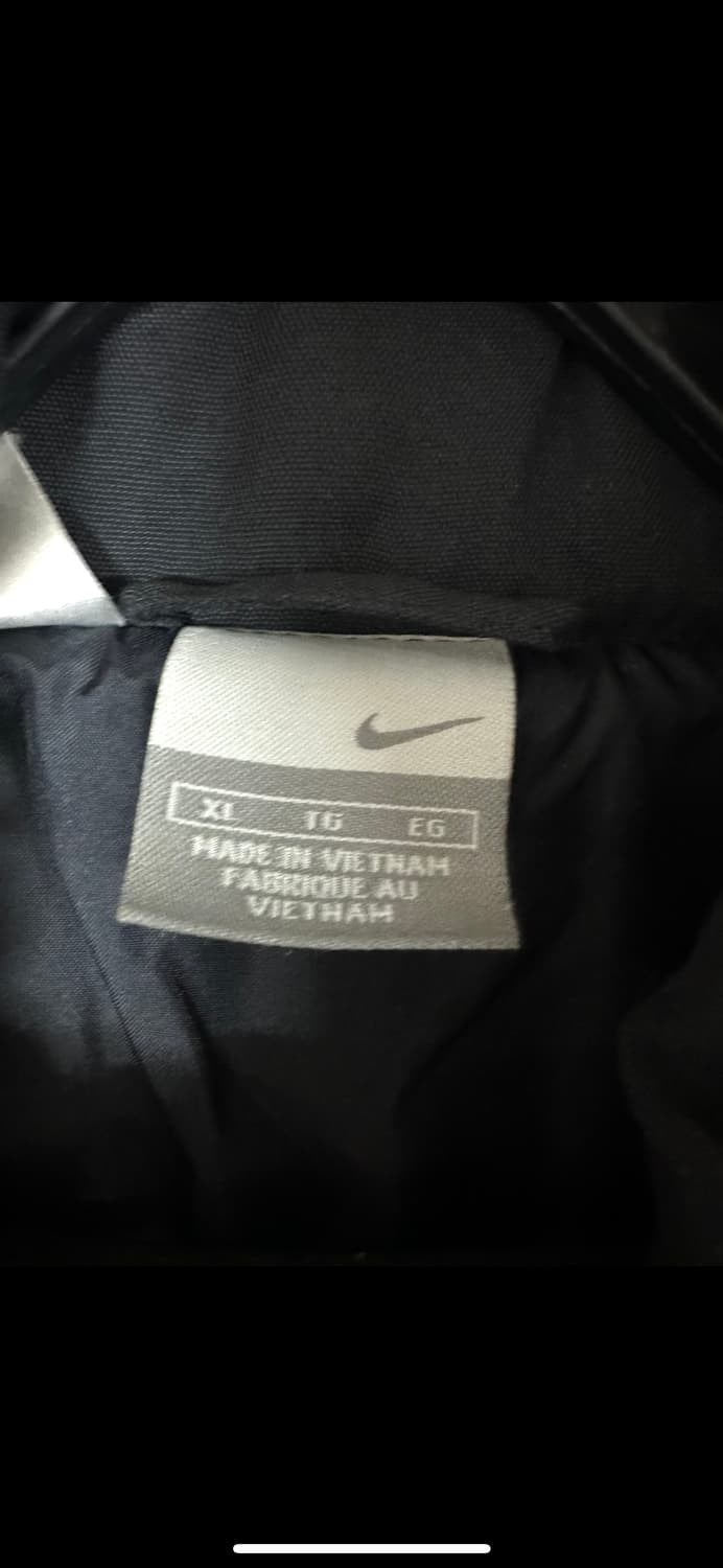 나이키 00s 블랙 립스탑 롱패딩 상품이미지4