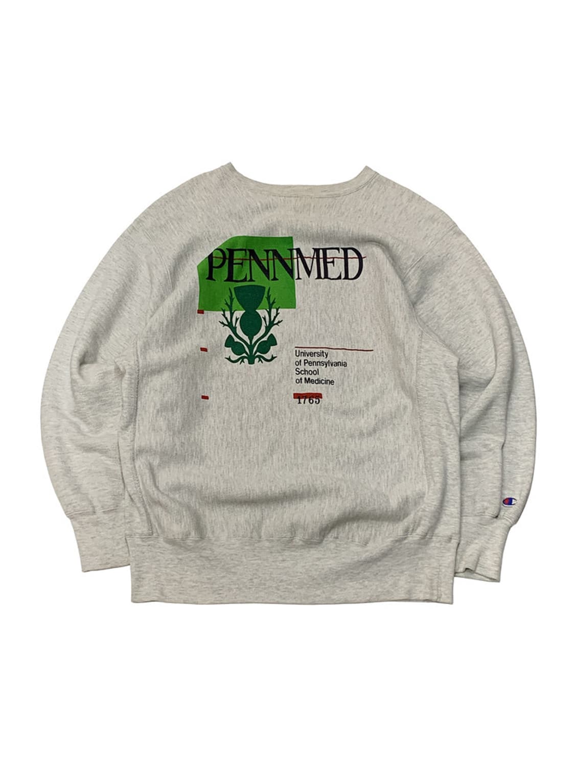 90s 챔피온 리버스위브 스웻셔츠 PENNMED 상품이미지1