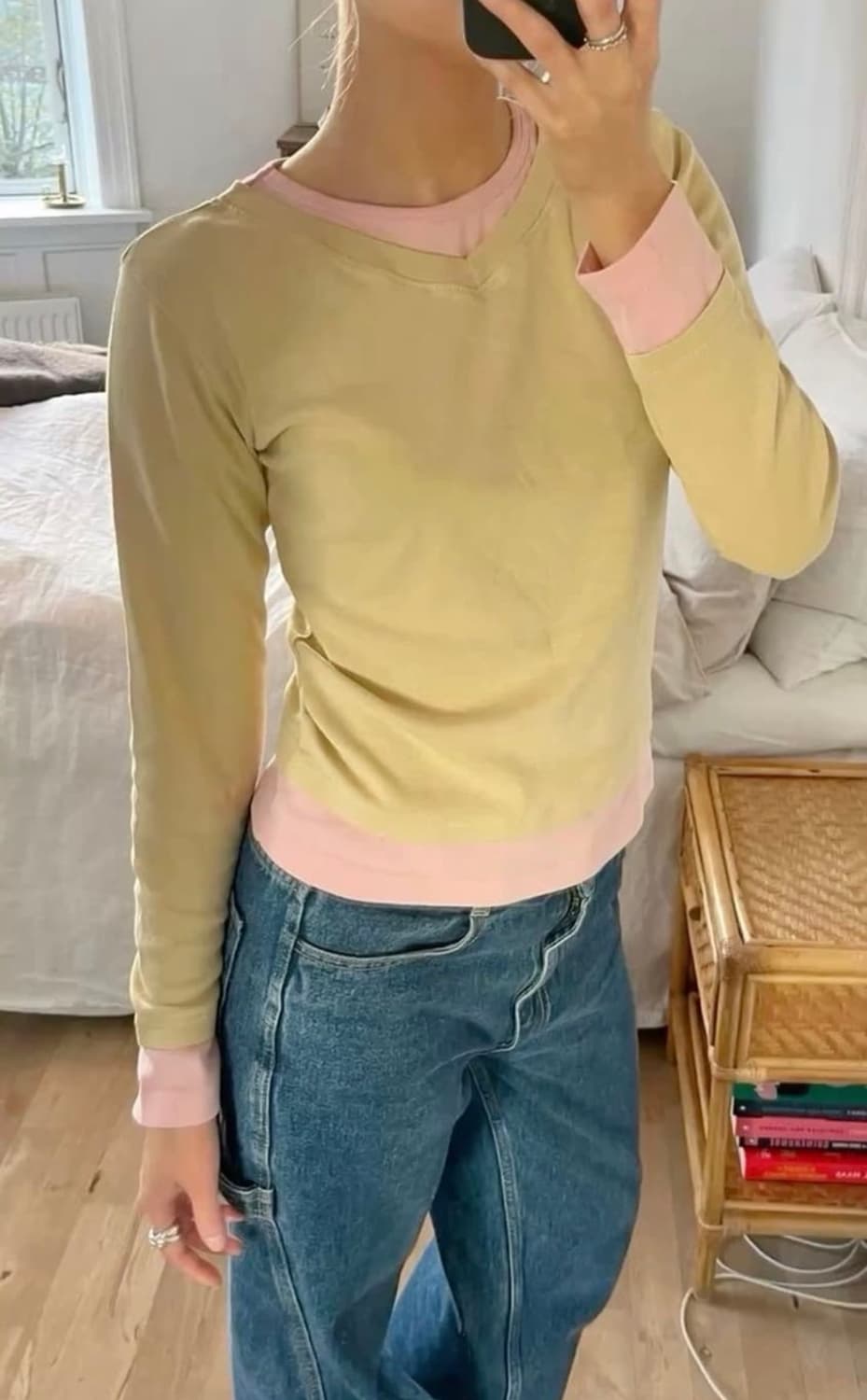 (S,M) 기마구아스 SAMM 롱슬리브 /옐로우 상품이미지3