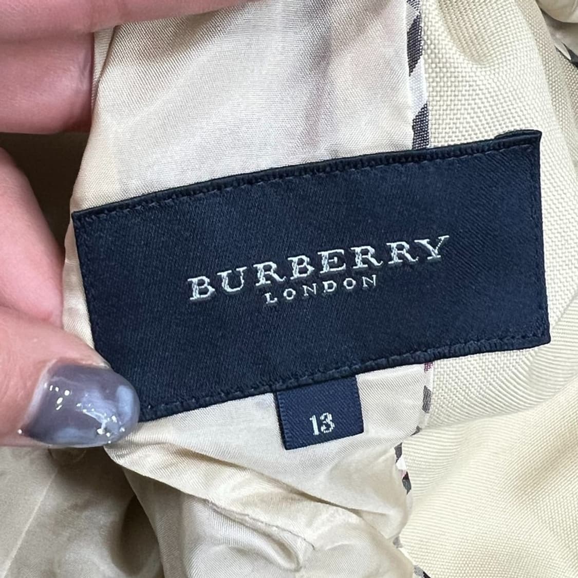 버버리 런던 미니멀 코튼 자켓 v0939 상품이미지5