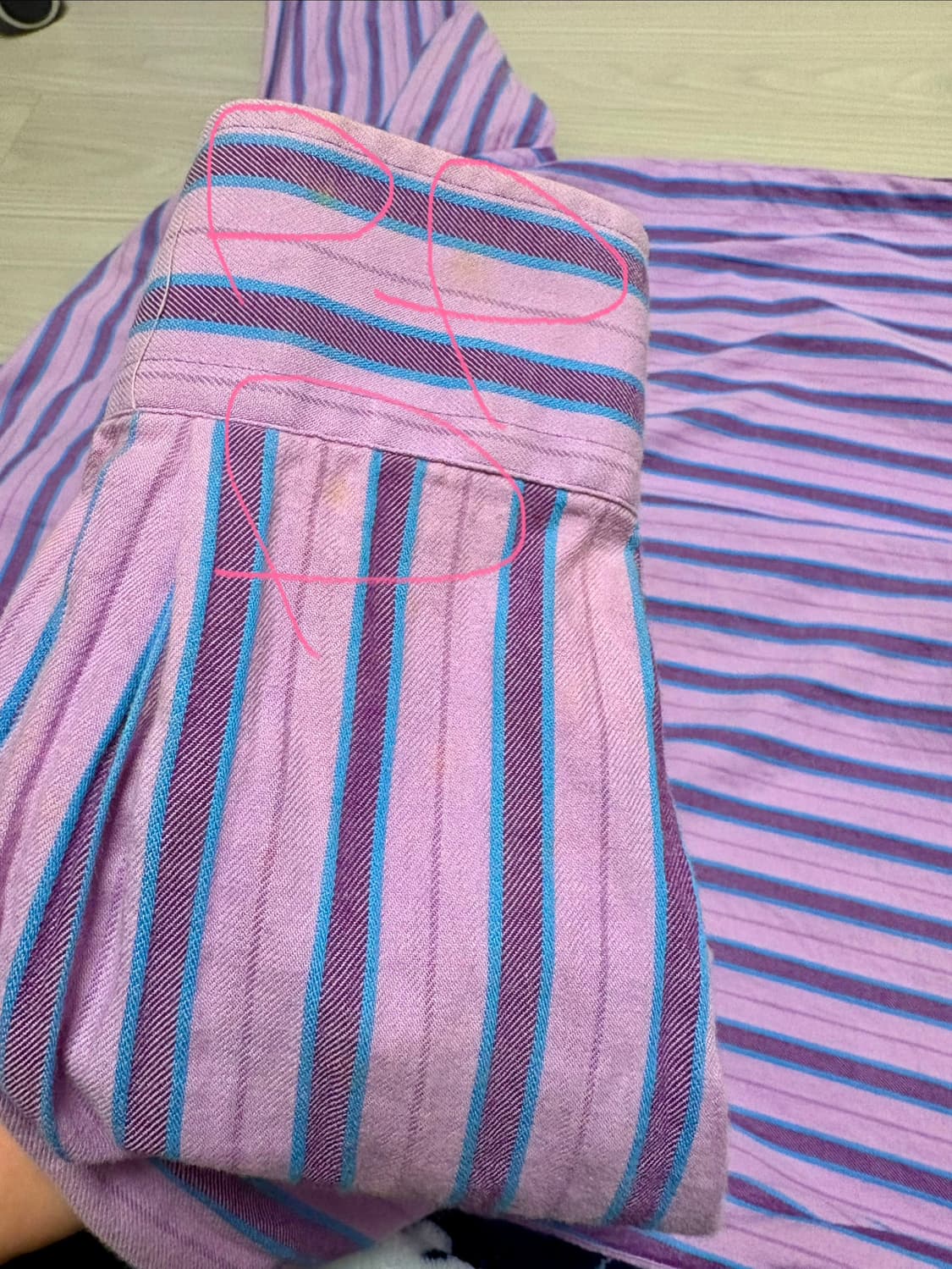 보라 블루 셔츠 상품이미지4