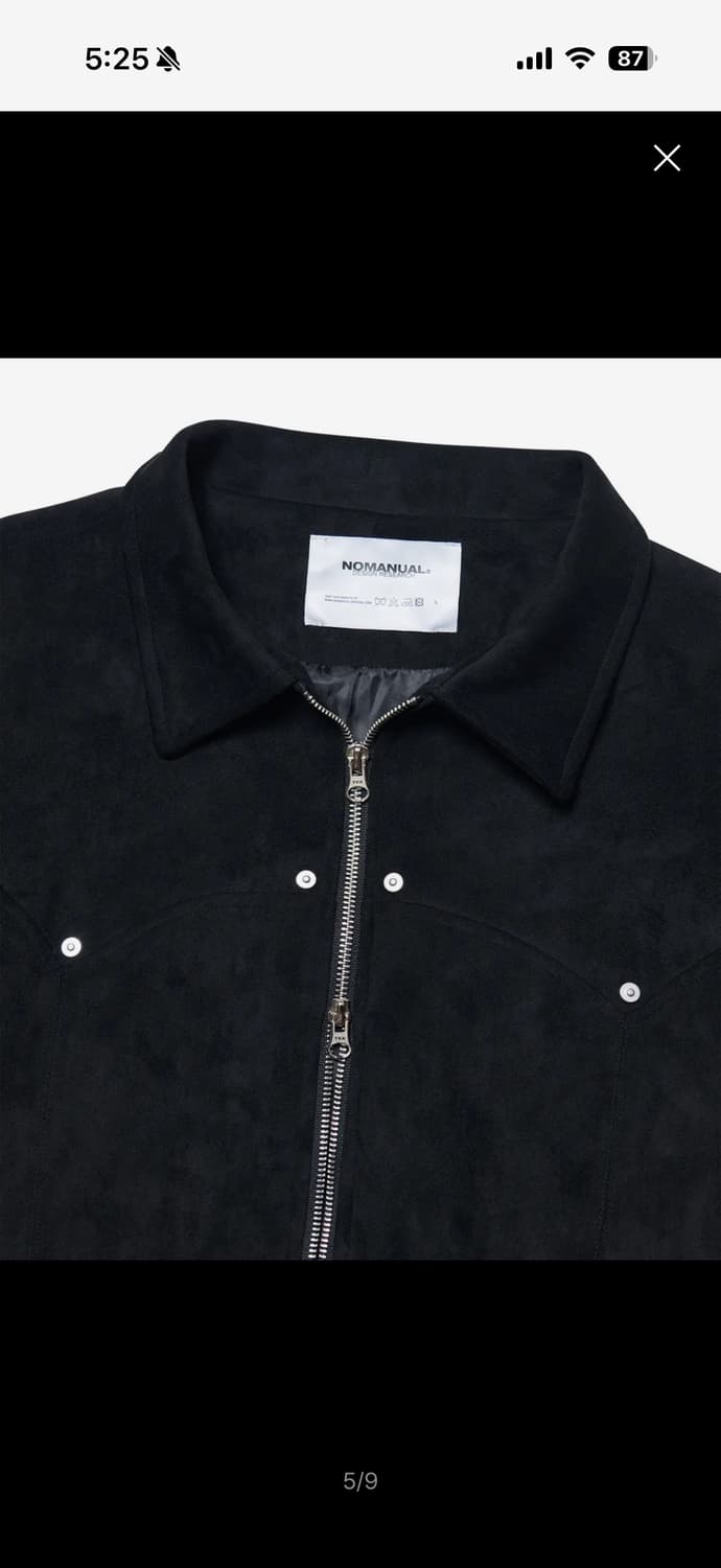 노메뉴얼 S.W JACKET - BLACK (s) 상품이미지3