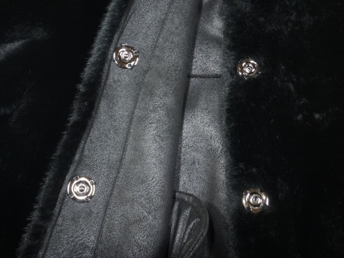 (M/66) LBL 여성 페이크 밍크 퍼 후드 자켓 상품이미지8