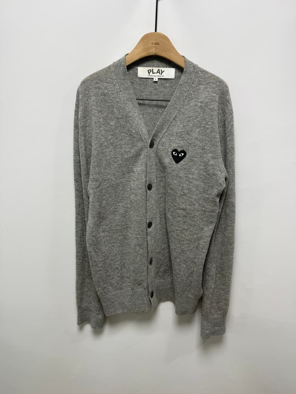 꼼데가르송 블랙와펜 가디건 상품이미지1