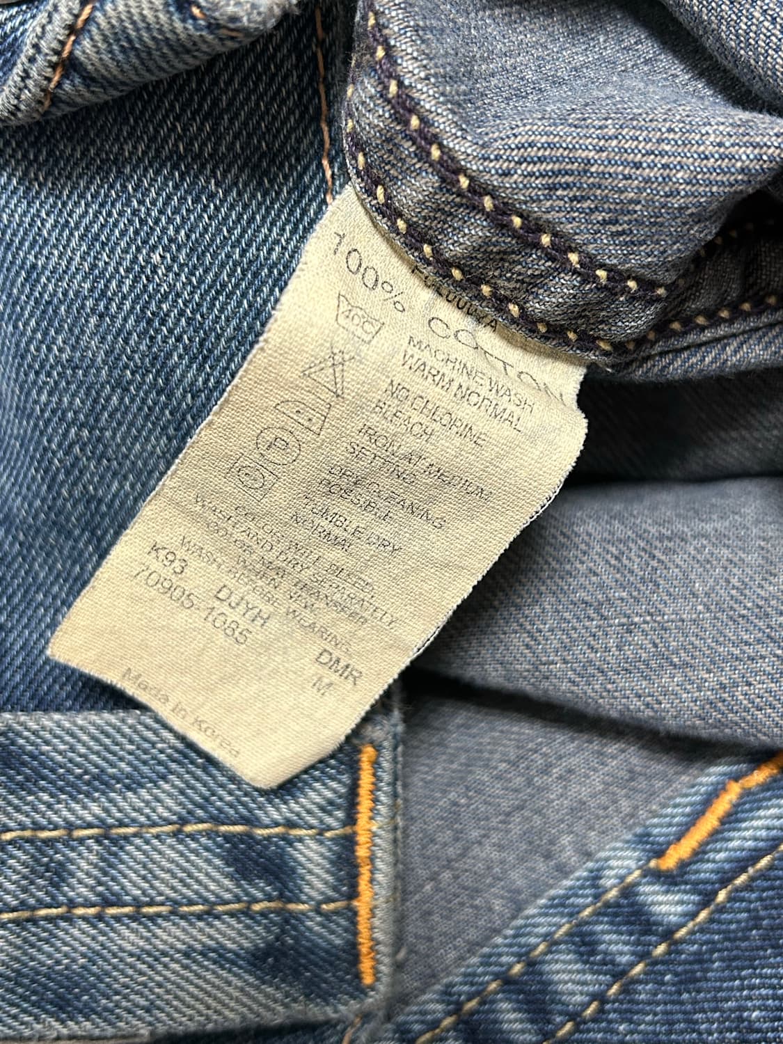 리바이스 70905 워싱 빈티지 데님자켓 상품이미지7