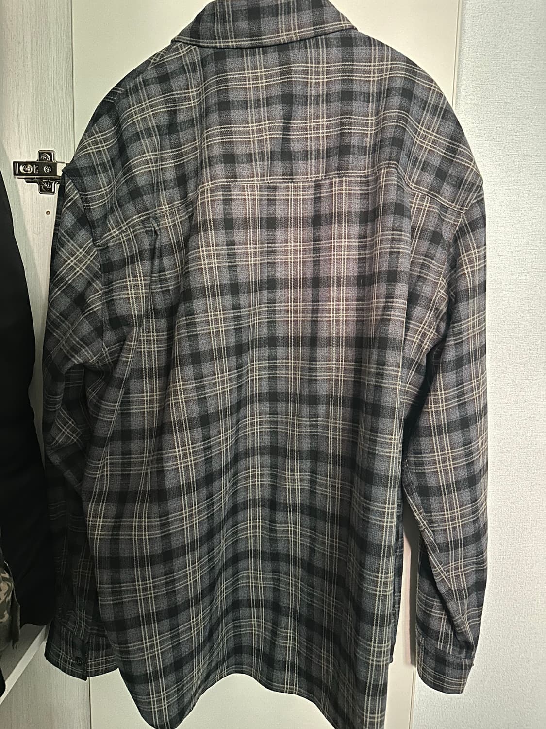 보세 체크 긴팔 셔츠  상품이미지3