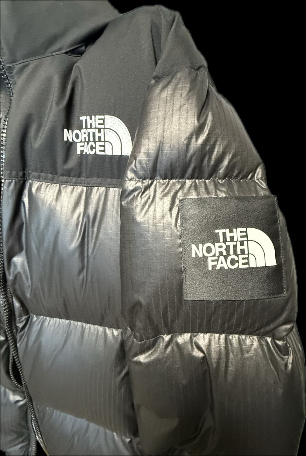 노스페이스 화이트라벨 눕시 다운 블랙 패딩 상품이미지3