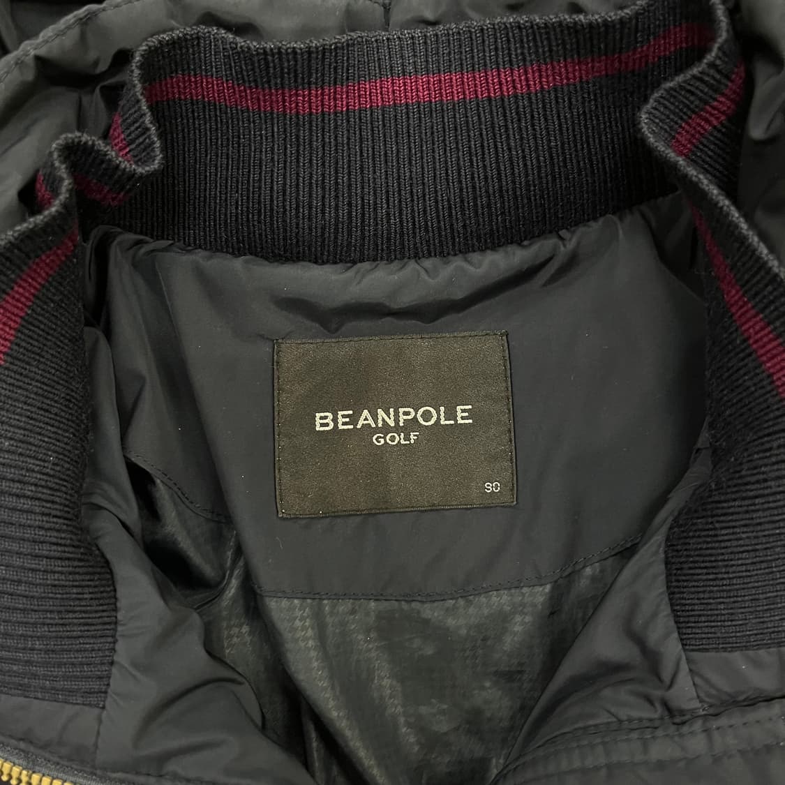 [90] 빈폴 골프 여성 후드 퀄팅 롱 패딩 자켓 네이비 3951 상품이미지8